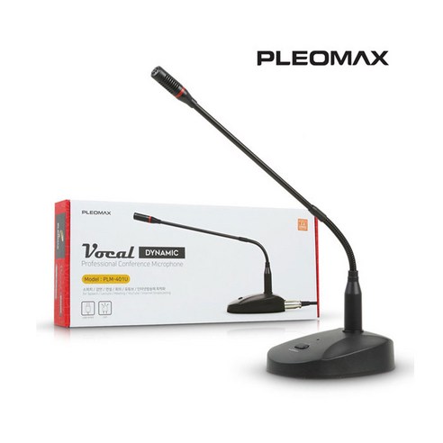 PLEOMAX PLM-401U USB 구즈넥 스탠드 마이크, PLM-401U 마이크