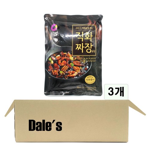 데일즈기획 대상 청정원 직화 짜장, 1kg, 3개