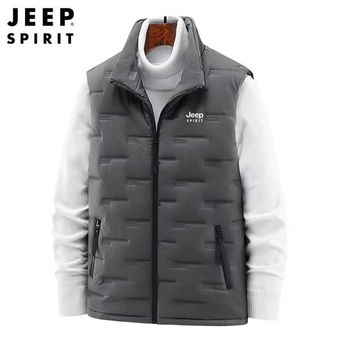 지프 스피릿 패딩 조끼 남성 베스트는 경량패딩 조끼 중 배송료 무료인 새로운 블랙계열 패션 레저 아이템