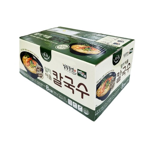 깊은 바다의 풍미를 담은 한 그릇, 백제 일월풍면 멸치 해물 칼국수