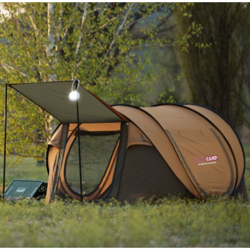 패스트캠프 슈퍼빅5 원터치 텐트, 브라운