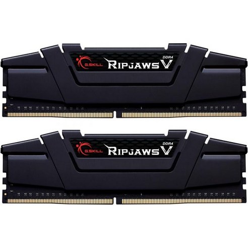 G.SKILL 립조스 V 시리즈 인텔 XMP DDR4 RAM 16GB 2x8GB 3600MTs CL18222242 1.35V 데스크탑 컴퓨터 메모리 UDIMM 블랙 F43600, 32GB (1x32GB)_DDR4 3200 | blac