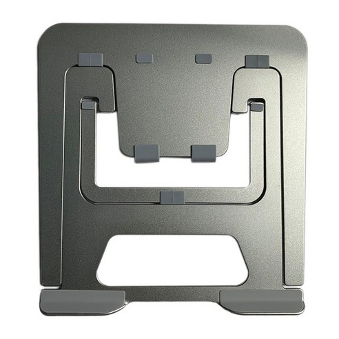 Xzante 노트북 스탠드 조정 가능한 알루미늄 합금 데스크탑 대부분의 노트북에 적합한 인체 공학적 스탠드(회색), 회색