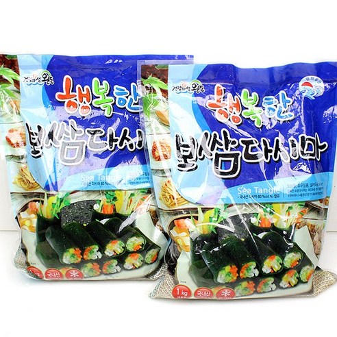 행복한 완도바다 염장보쌈다시마1kg