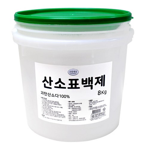 고구려디엠 과탄산소다 산소계 표백제 베이직 5kg 2개팩 11 과탄산소다 8kg 표백제산소계표백제베이킹소다세제, 1개
