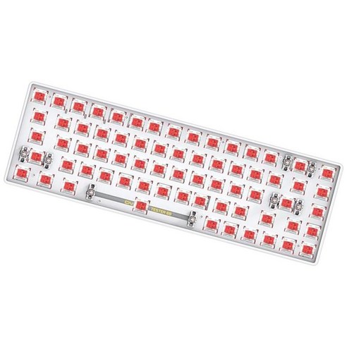 68Keys Tester68 기계식 키보드 키트 두 가지 모드 2.4G/Bluetooth 5.0 Ciy 샤프트 베이스 노트북 사무실 남성 여성용 핫, 키보드 크기 12.20x3.98x1.22인치, ABS 플라스틱, 옵션 3