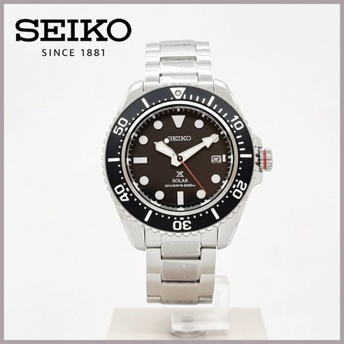 세이코 SEIKO 솔라 다이버 메탈시계 SNE589P1 삼정시계 정품 세이코 SEIKO 솔라 다이버 메탈시계 SNE589P1 삼정시계 정품