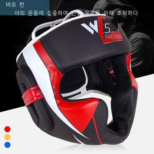싼다 복싱 헬멧에 통기 두꺼움을 더하여 성인 투구 태권도, 어린이 권장 S호, 성인 권장 L호
