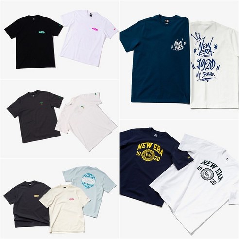 뉴에라 공식스토어 뉴에라 시즈널 반팔 티셔츠 11종 모음