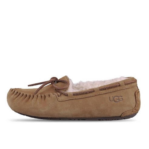2022 UGG 어그 다코타 여성 양털 모카신 방한 로퍼 체스트넛 5296-CHE