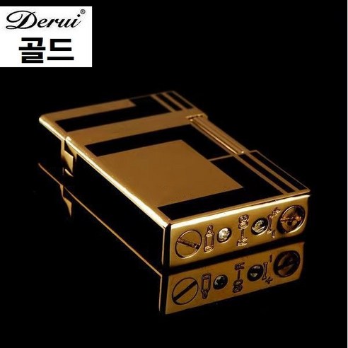 고급 터보 럭셔리 충전용 라이타 커플 생일 선물용 개인용 슬림 라이타 DR1260 충전식 고급스러운 라이터 케이스