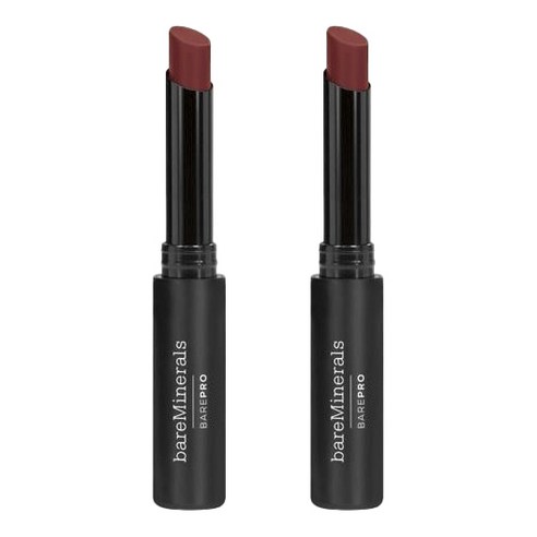 베어미네랄 베어프로 롱웨어 립스틱 2g, 2개, Nutmeg