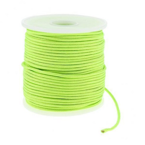 2x2mm 50m Paracord 낙하산 로프 코드 야외 캠핑 텐트 액세서리 녹색, 나일론