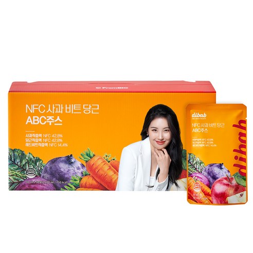 프롬바이오 NFC착즙 사과비트당근 ABC주스, 70ml, 30포
