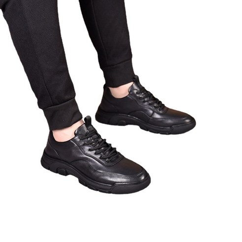 ANKRIC운동화deyim tech 신발 남성 사계절 웨이블렛 스타일 캐주얼 부드러운 생활방수 블랙 구두