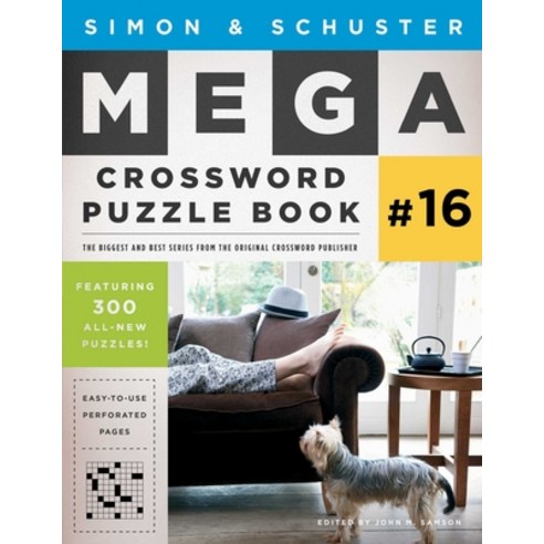 Simon & Schuster Mega Crossword Puzzle Book #16 16 Paperback, Gallery Books, English, 9781501138010