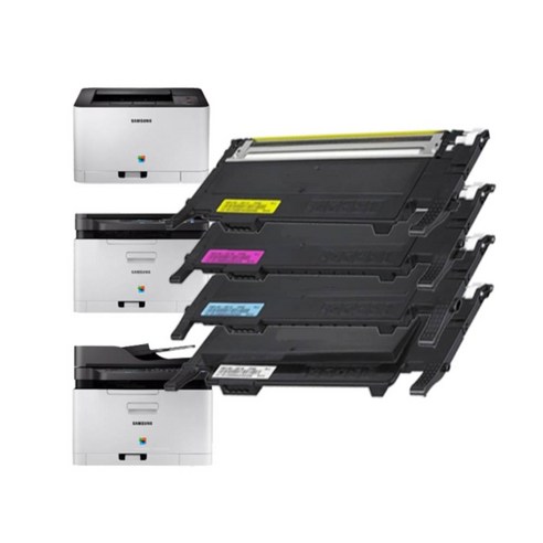 삼성 토너 CLT-C433 호환 토너우리네, 4개입, 4색 세트 CLT-P404S