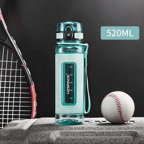 [XIG] 새로운 1.1L 물병 BPA 무료 휴대용 누출 방지 셰이커 병 트라이탄 플라스틱 음료 용기 야외 투어 체육관, 색깔4