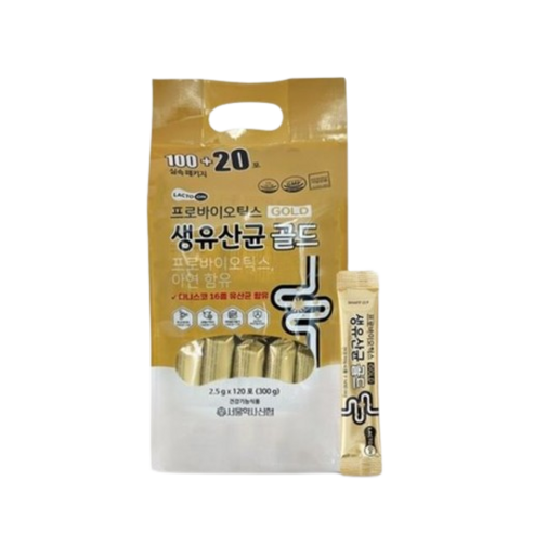 서울약사신협 프로바이오틱스 생유산균 골드 2.5g 120포 (리필팩), 300g, 1개