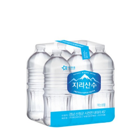 지리산수 무라벨 블루 2L 2리터 36병, 36개