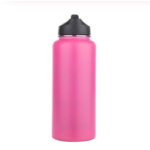 ZZJJC 아이디어 보온병 아이디어 텀블러 아웃도어 보온병, 핑크색, 32oz/960ml