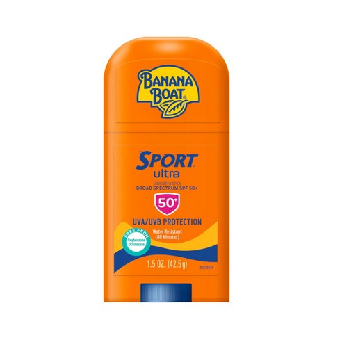 Banana Boat 바나나보트 울트라 스포트 리프 프렌들리 선크림 스틱 브로드 스펙트럼 SPF 50, 1개, 42.5g