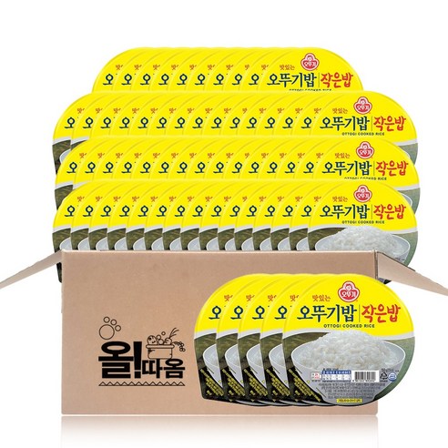 <올따옴> 오뚜기 맛있는 작은밥 150g 60개, 1개