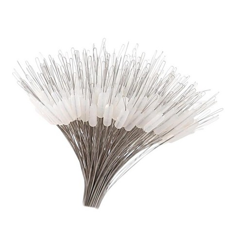 300 pcs 미끼 낚시 찌 스토퍼 실리콘 공간 콩 물고기 도구 플로팅 스토퍼 잉어 플로터 커넥터 플로트 포지셔닝, 화이트 L, LMS