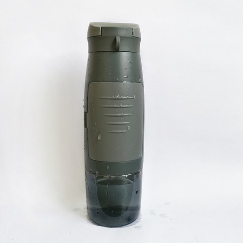 750ml 휴대용 대용량 야외 스포츠 공간 물 컵 창조적 인 플라스틱 피트니스 승마 주전자, 애쉬
