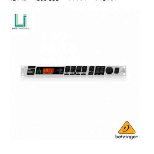 무한한 사운드 스케이프를 열다: BERINGER FX-2000 3D 멀티엔진 이펙터프로세서 심층 탐구 멀티이펙터