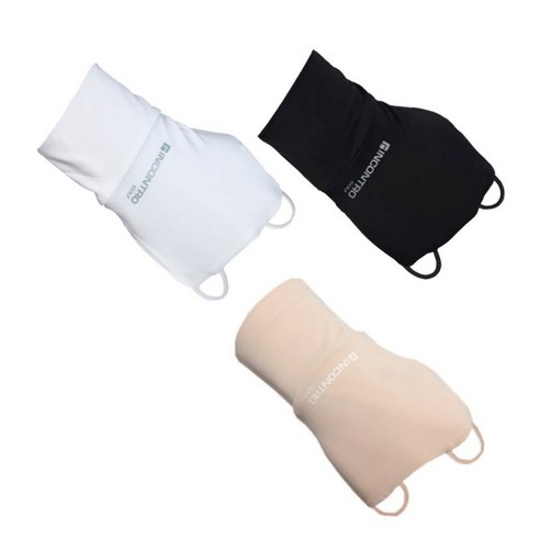 인콘트로 자외선차단 골프 손등토시 오른손착용, 3색 세트, 3개