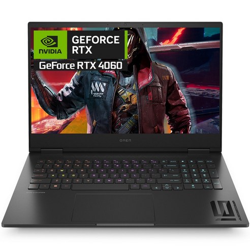 HP 2023 오멘 16 지포스 RTX 4060, Shadow Black, 512GB, 16GB, WIN11 Home, 16-wf0093TX