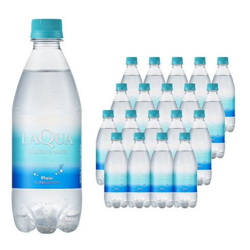 라쿠아 플레인 탄산수, 500ml, 40개 초정리광천수 라쿠아 플레인 탄산수, 500ml, 40개 초정리광천수