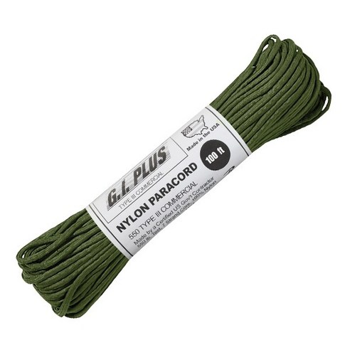 로스코 파라코드 낙하산줄 올리브 OLIVE 100FT 30M, OLIVE DRAB_303