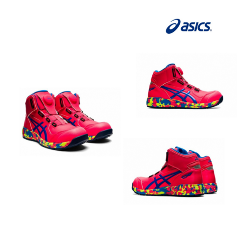 아식스경량안전화 추천상품 아식스 안전화 다이얼 asics CP304 BOA 마블핑크 경량 발편한 미끄럼방지 낚시 바이크 라이더 패션 볼넓은 수입 일본 브랜드 남자 남성 여자 여성 공용 6인치 작업화 기능화