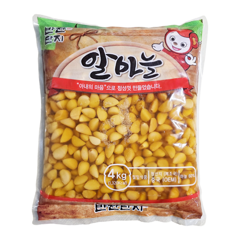 반찬단지 반찬단지 알마늘 1박스(4kg x 4개)