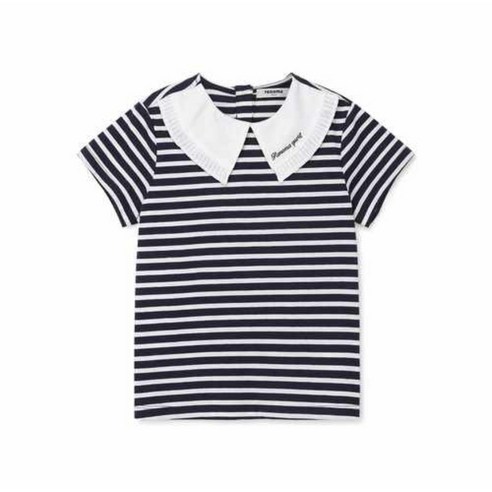 [레노마키즈]여아스트라이프 마린 티셔츠 네이비(R2221T160_11)
