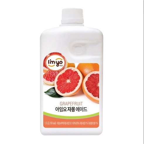 아임요 자몽 에이드 1.8kg/1.5L 2개세트, 1.5L, 2개