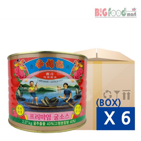 이금기 프리미엄굴소스 2.27kg, 6개