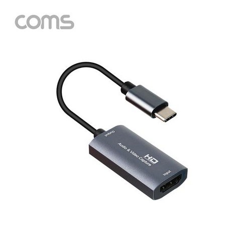 컴스 IF627 UHD 4K x 2K USB Type C 캡처카드 (외장형), 1개, 선택하세요