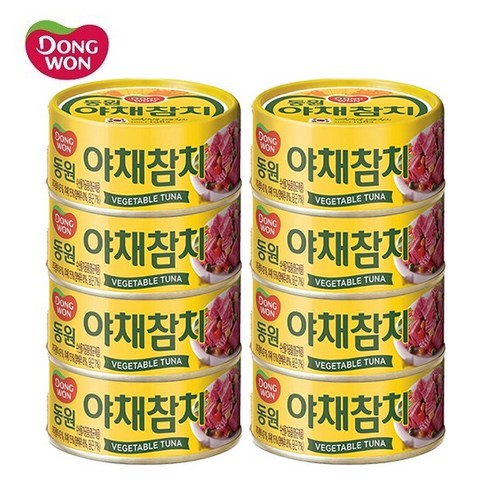 동원 야채참치, 동원 야채참치 90gx8개, 90g, 8개