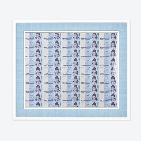 갤러리파크 화폐전지액자/평창올림픽기념화폐 천원 2천원 오천원 L24, 28.4x54.4cm, 1개