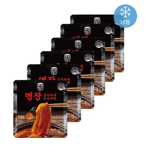 명장김치찌개&김치찜, 6개, 250g 아워홈볶음김치