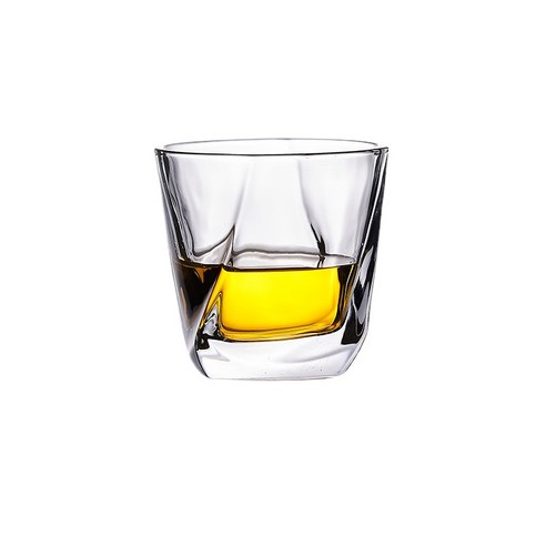 ANKRIC 물컵 [] 유럽 크리스탈 유리 위스키 컵 바 KTV 맥주컵 가정용 컵, 꼬임 무늬 와인 잔 ''200ML'' 48개개