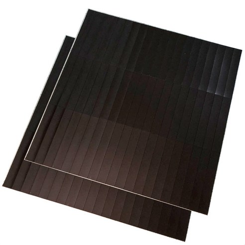 [제이스마그네트] 접착 조각 고무자석 시트 300x300 판, 2p세트 100x15x1T_120조각, 1개
