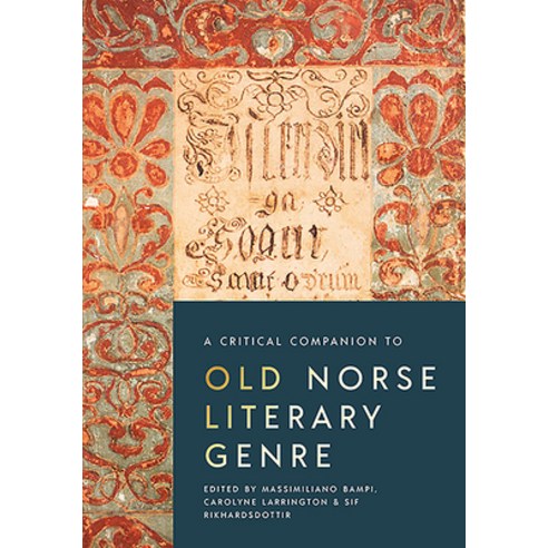 A Critical Companion to Old Norse Literary Genre Hardcover, D.S. Brewer