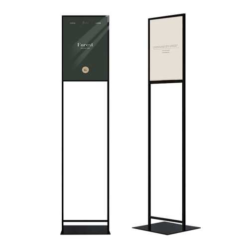 시선을 사로잡는 매력적인 공간 연출, 애드라벨 A3 철재 포스터 스탠드 POP 거치대 포스터스탠드