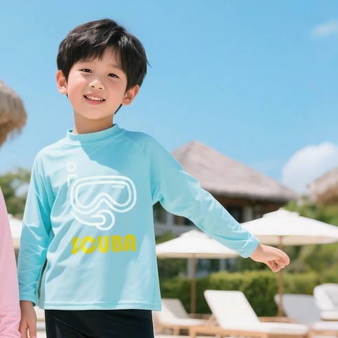 [minior] SCUBA 남아 아동 래쉬가드 수영복 티셔츠
