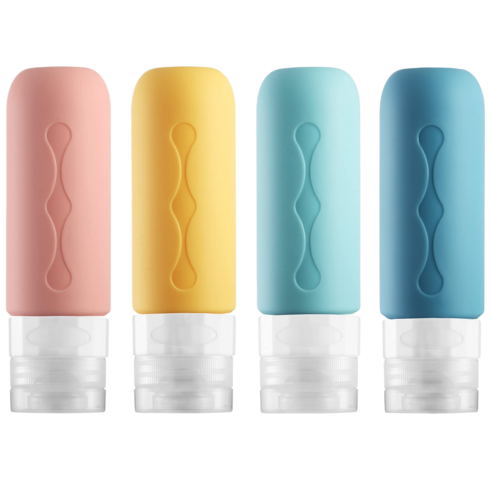 새지않는 실리콘 트래블 보틀로 편안한 여행을 떠나세요!