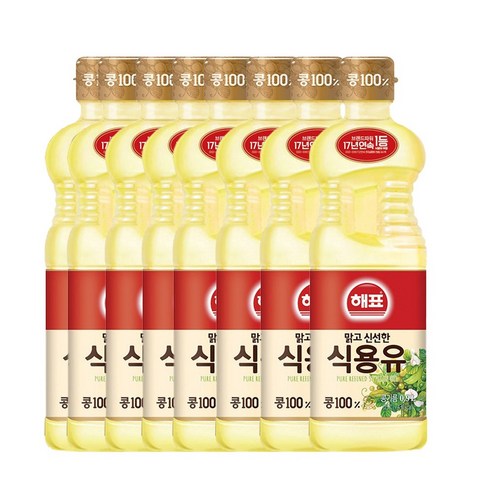 <올따옴> 사조해표 식용유 900ml 8입, 1개